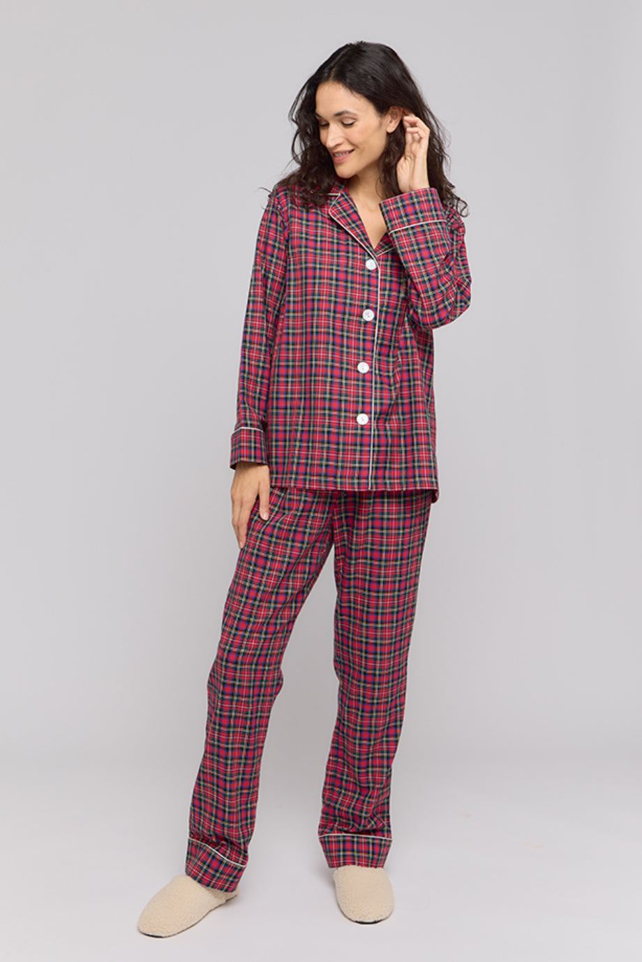 Holiday Tartan Cotton Pajamas