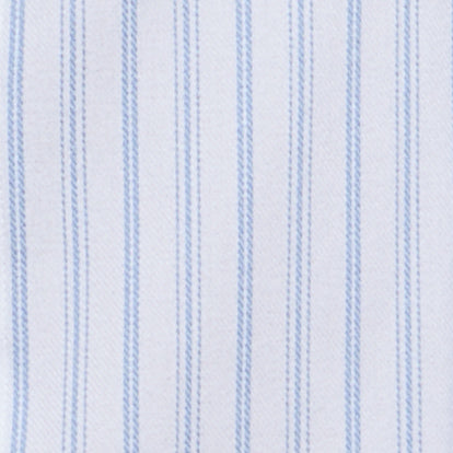 Luxury Flannel Pajamas Made in USA Blue Stripe