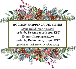 Holiday Shipping Guidelines
