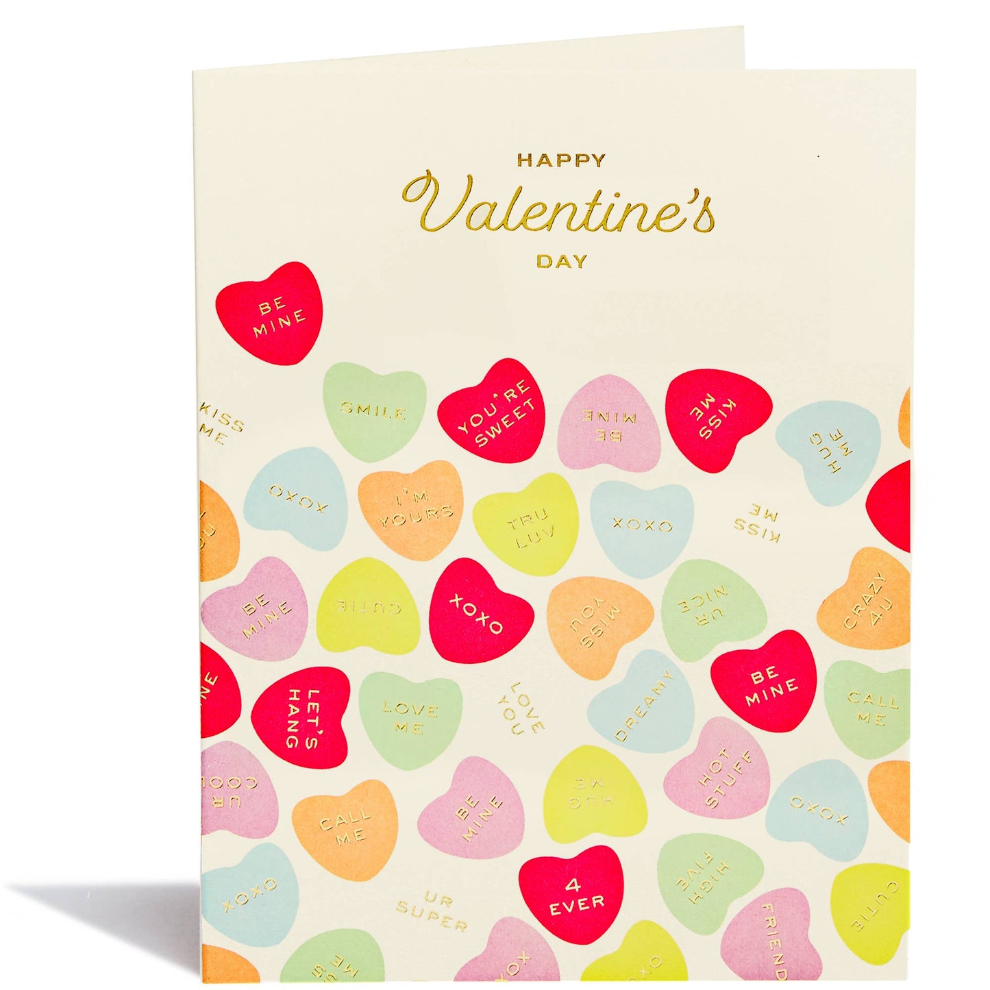 Happy Valentine's Candy Hearts Card