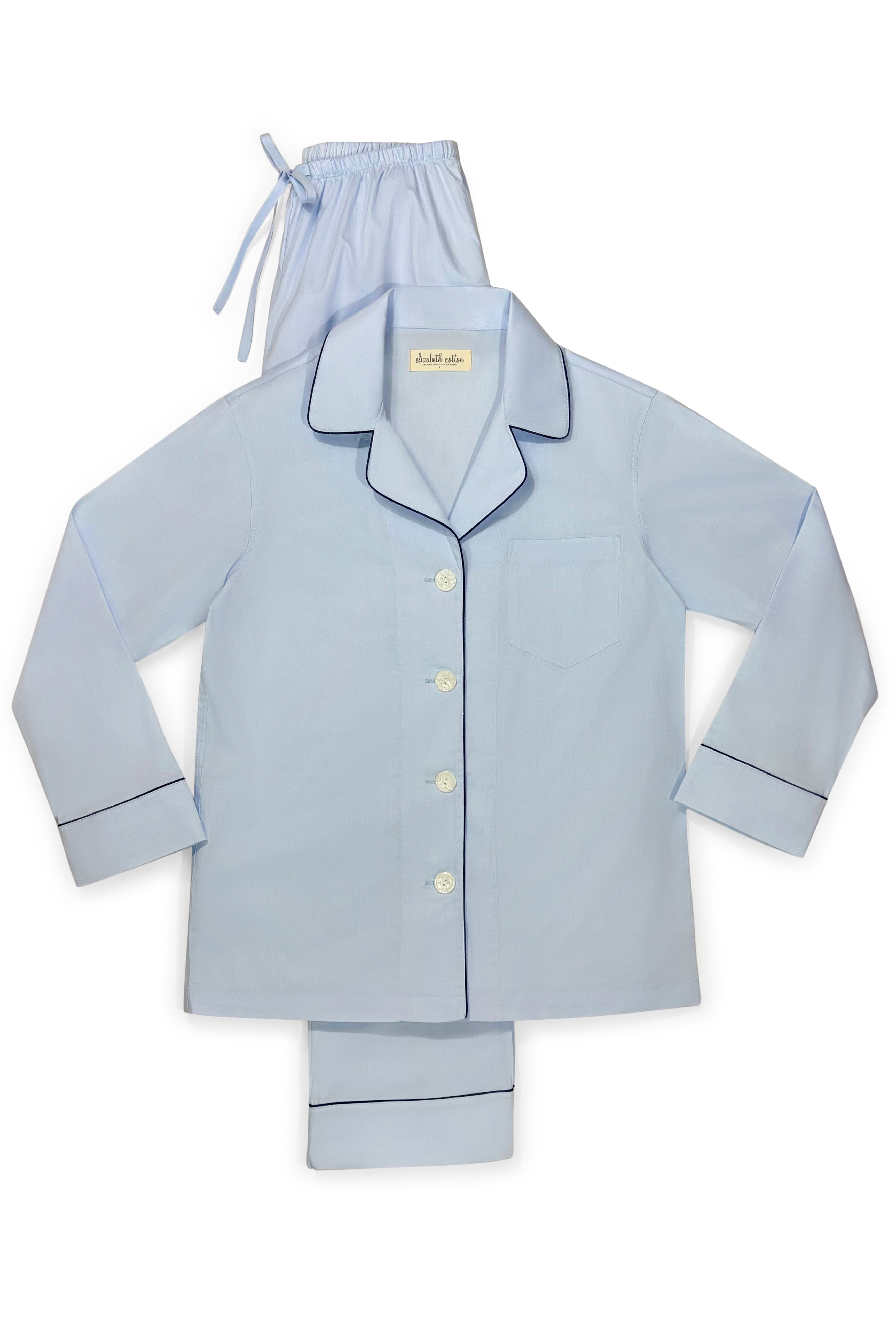 English Pyjamas Women's Luxury Cotton Pajamas, Sleepwear, & Robes | Elizabeth Cotton ...