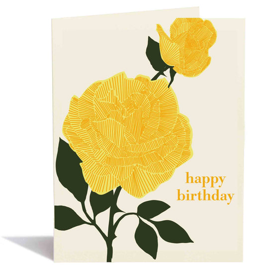 Roses Happy Birthday Card