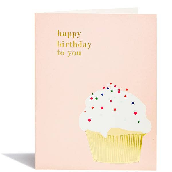Happy Birthday Cupcake Card