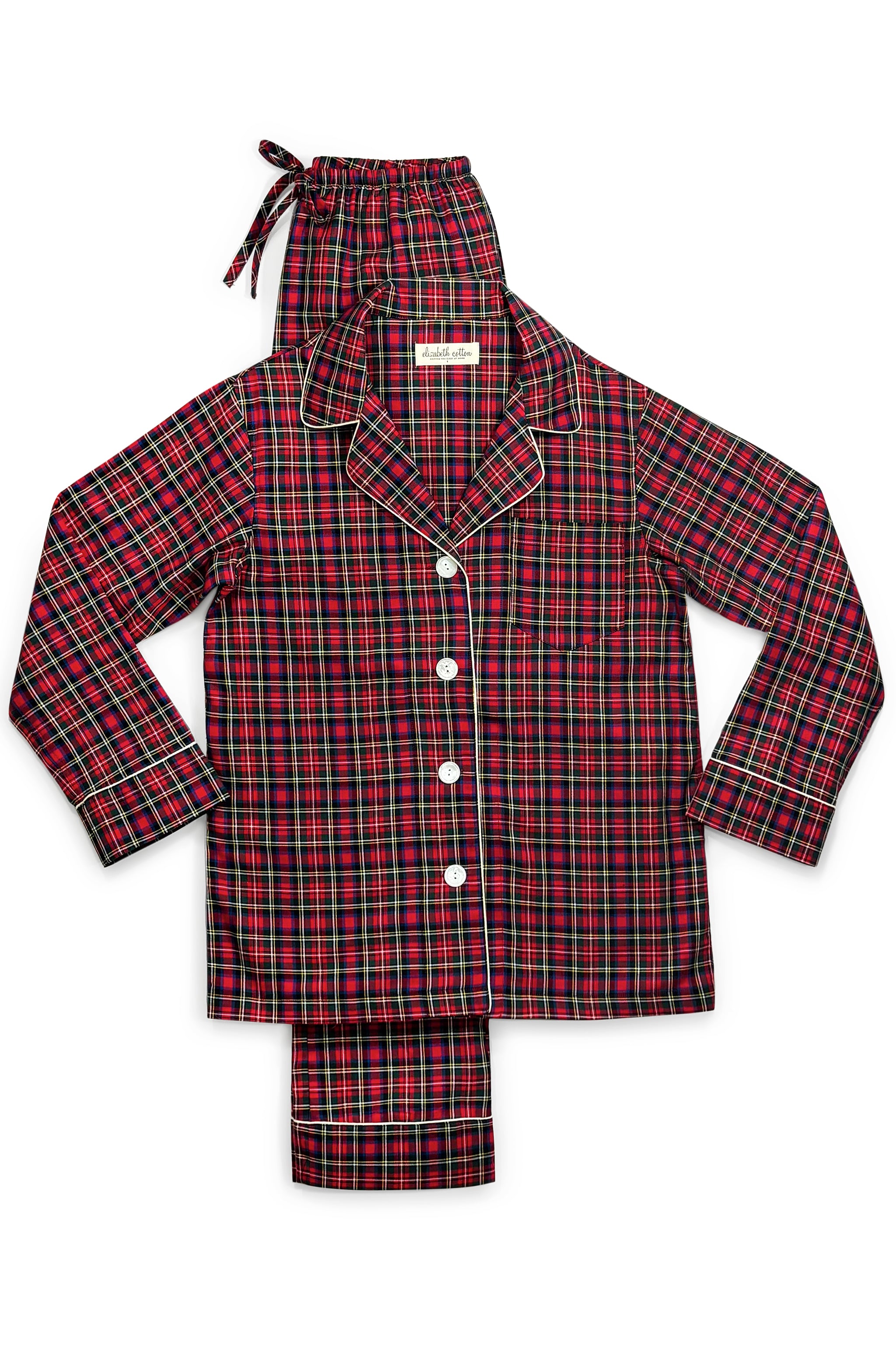 Holiday Tartan Cotton Pajamas – Elizabeth Cotton