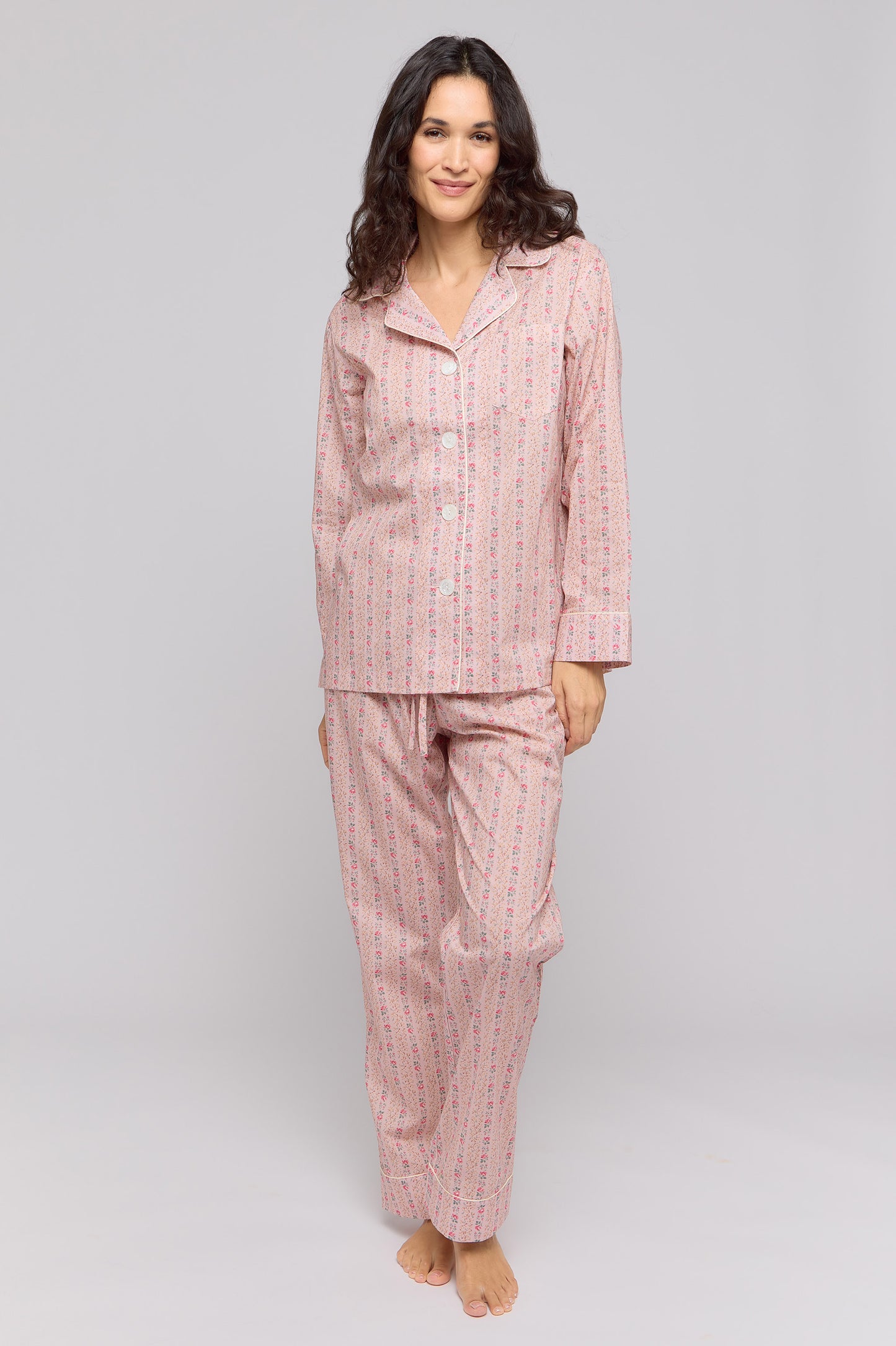 Liberty of London Pajamas Evie Stripe Pink