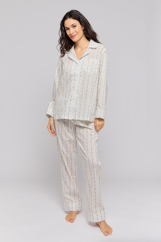 Liberty of London Pajamas Evie Stripe White