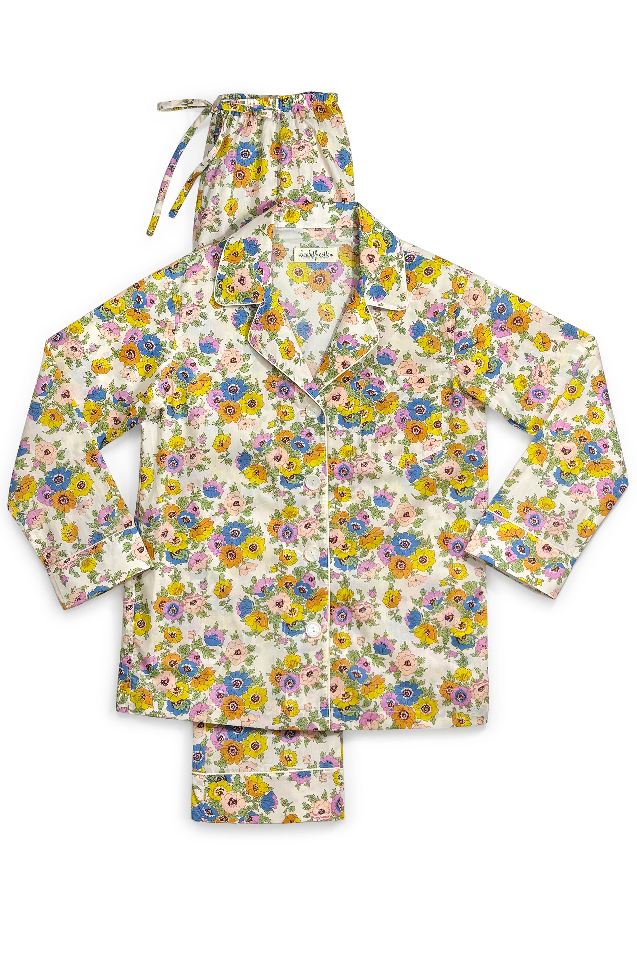 English Pyjamas Women's Luxury Cotton Pajamas, Robes, & Sleepwear | Elizabeth Cotton ...