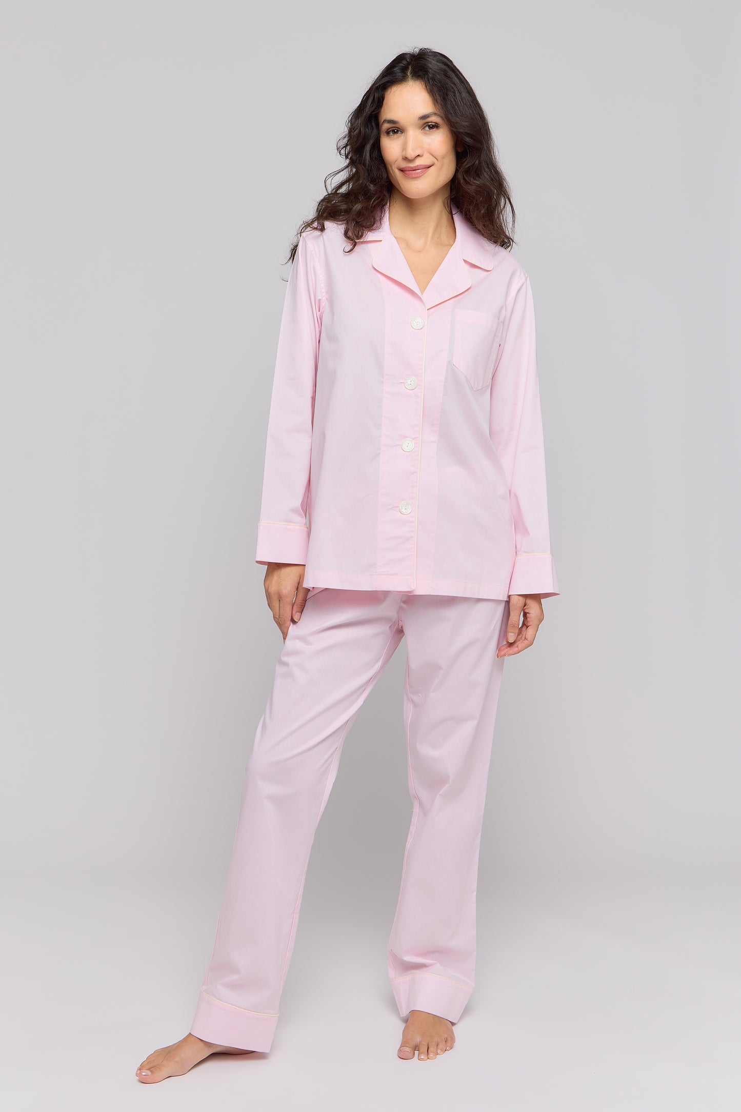 luxury cotton pajamas made in USA