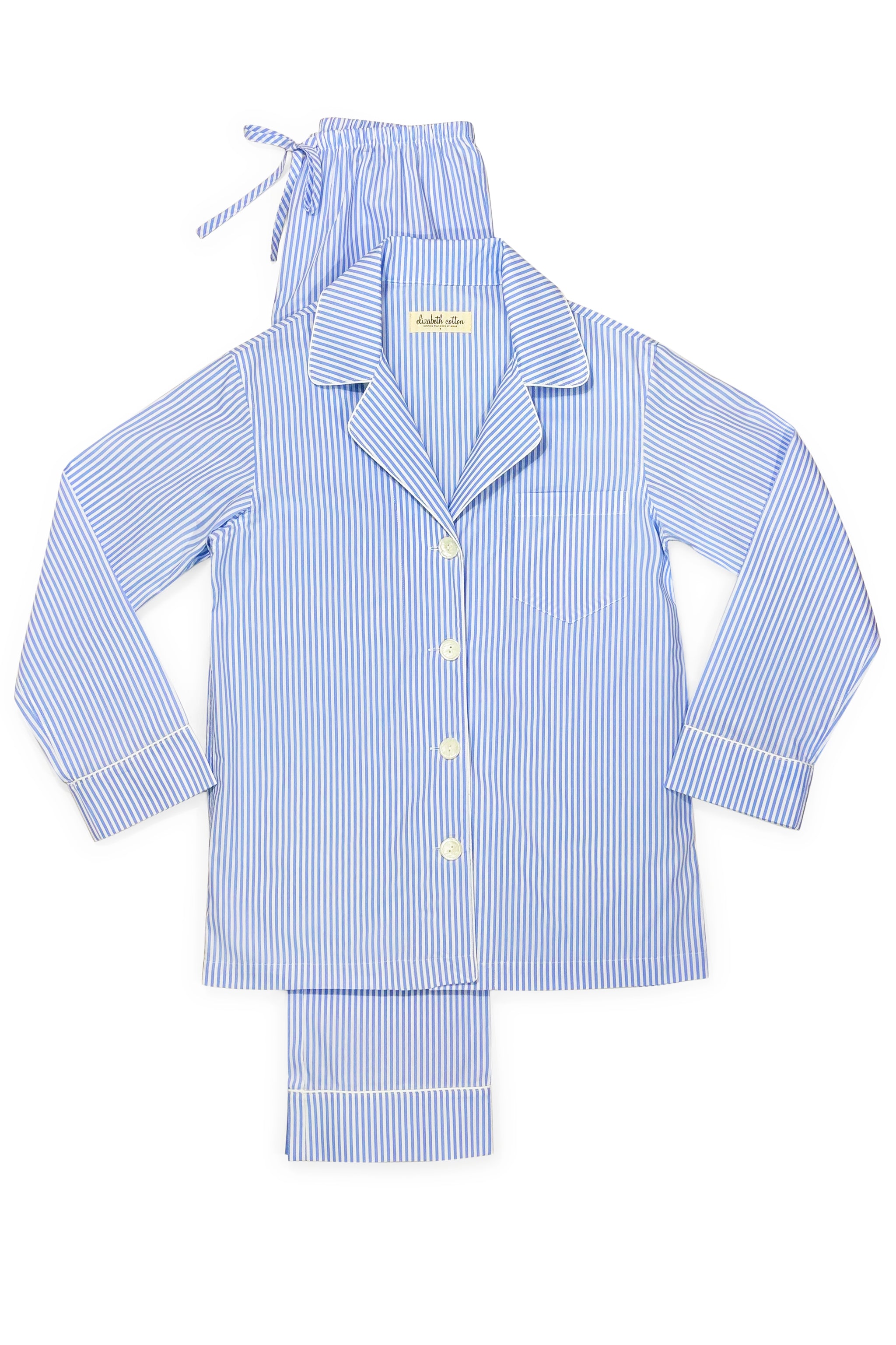 English Pyjamas Women's Luxury Cotton Pajamas, Sleepwear, & Robes | Elizabeth Cotton ...