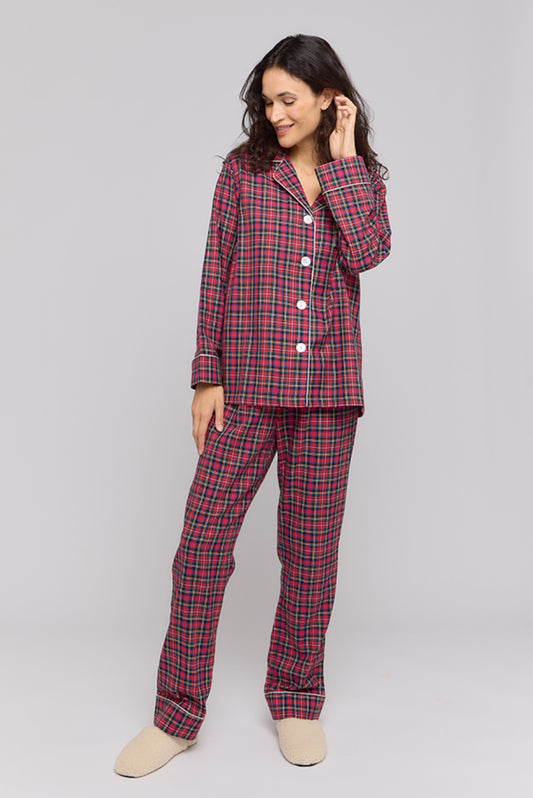 Holiday Tartan Cotton Pajamas