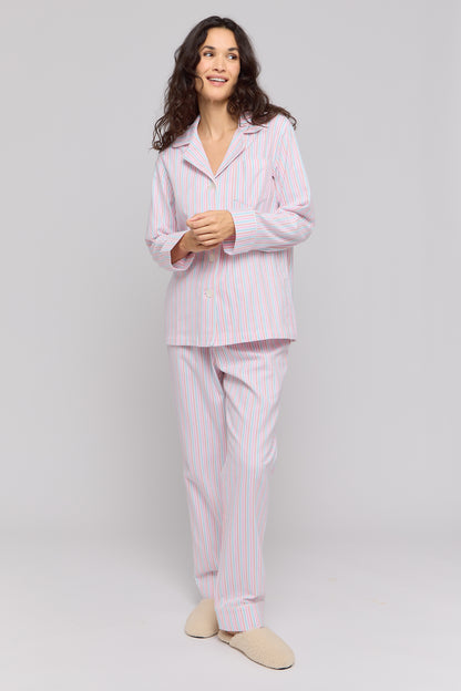 luxury flannel pajamas made in the USA cotton pajamas