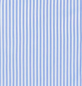 Blue Pinstripe Cotton Pajamas