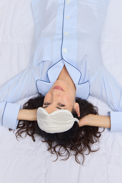 Silky Sleep Mask Ivory
