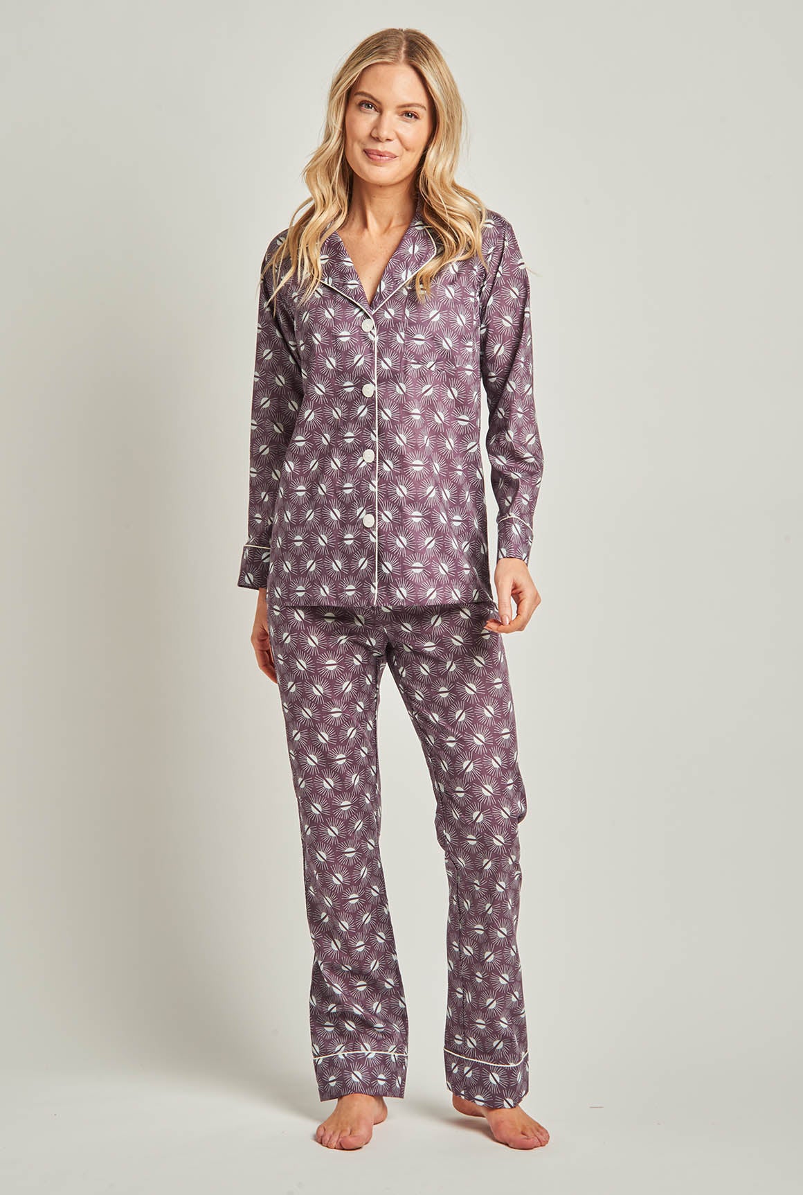 Savannah - Lightweight Cotton Voile Sleeveless Capri Pajamas