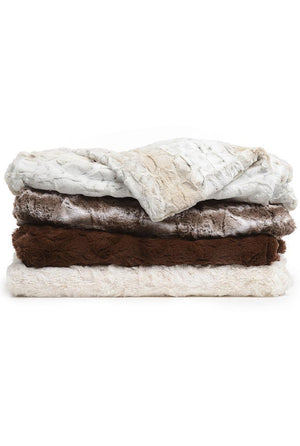 soft faux fur plush throw blanket made in the usa