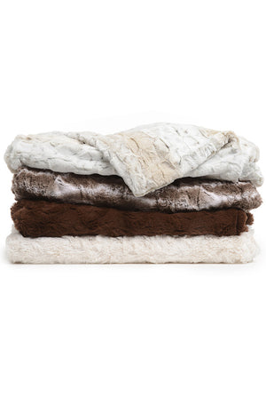 soft faux fur plush throw blanket made in the usa