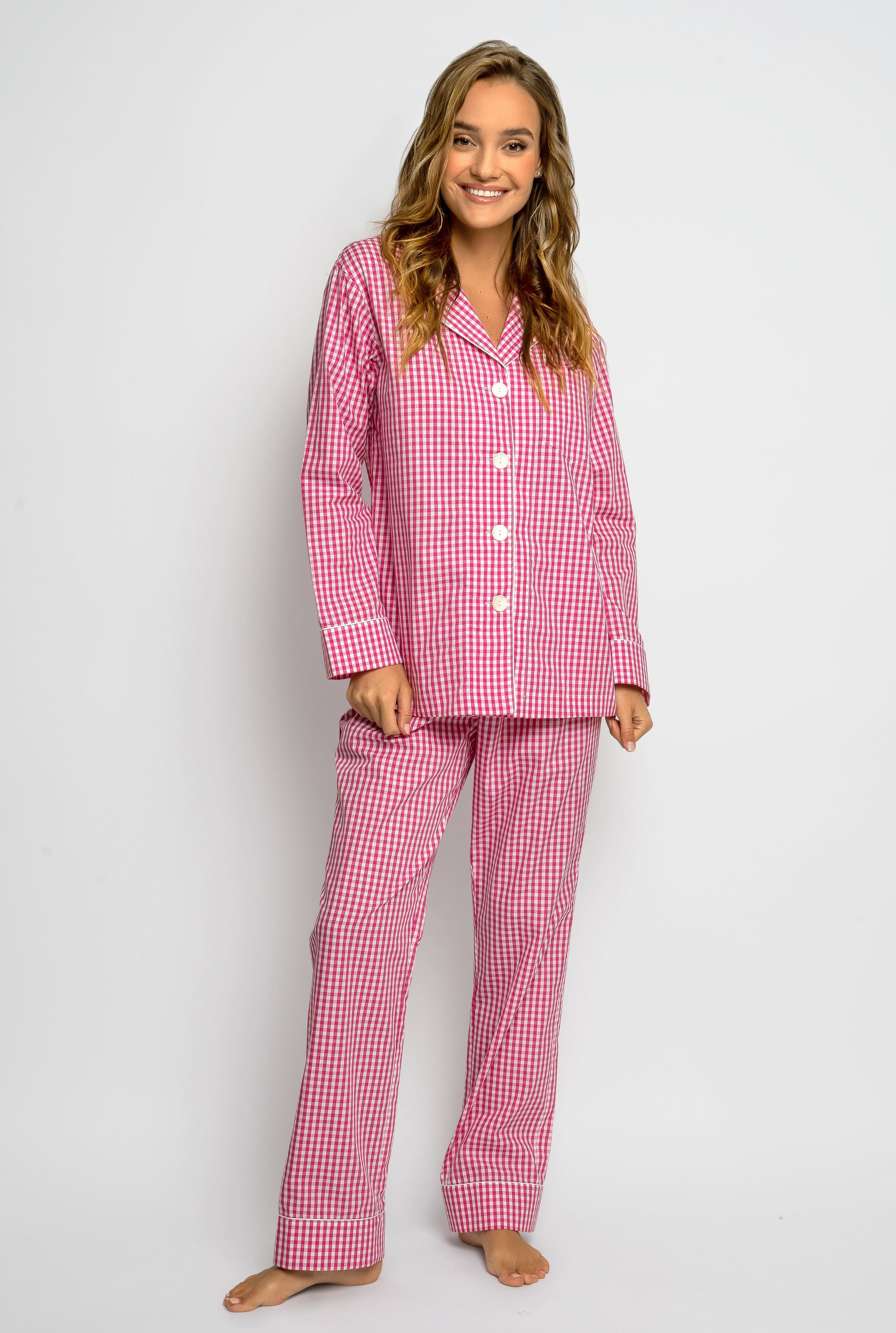 Gingham Cotton Pajamas